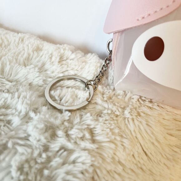 Sanrio Pink My Melody Transparent Keychain Bag - Picture 3 of 5